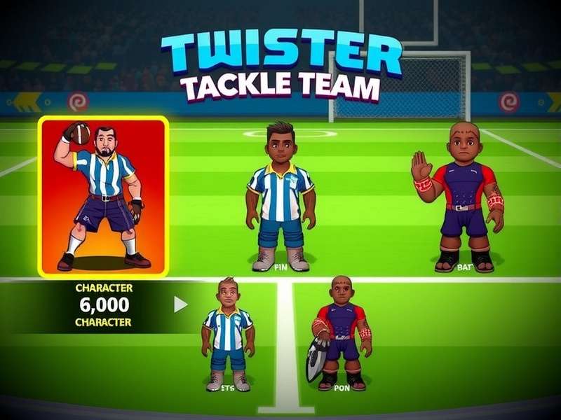Twister Tackle Team Gameplay Screenshot